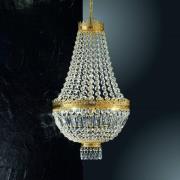 24-karaats vergulde hanglamp Cupola