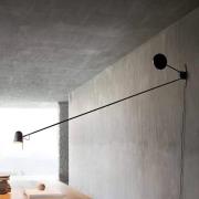 Exclusieve LED wandlamp Counterbalance zwart