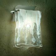 Wandlamp MURANO van aluminium en glas