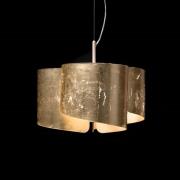 Fantastische hanglamp Papiro, 3-lichts, goud