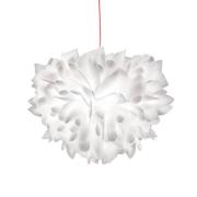 Slamp Veli Foliage hanglamp wit-rood Ø 45cm