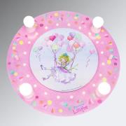 Plafondlamp Prinses Lillifee met LEDs rond