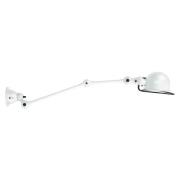 Jieldé Loft D4251 wandlamp, scharnierarm, wit