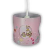 Bungee Bunny kinderkamer hanglamp, draaiend