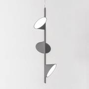 Axolight Orchid LED hanglamp, 3-lamps grijs