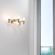 Nemo Crown wandlamp 4-lamps goud gecoat