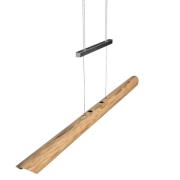 LED hanglamp Colombia S, eiken natuur