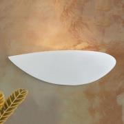 Elegante wandlamp TAMARA van witte keramiek