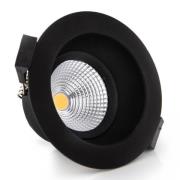 One Soft SLC LED inbouwspot zwart 3.000K