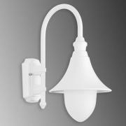 Stijlvolle buitenwandlamp Miranda, wit