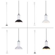 Paulmann Runa hanglamp, wit/grijs