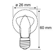 Paulmann E14 40W ovenlamp helder 2.500K 280lm