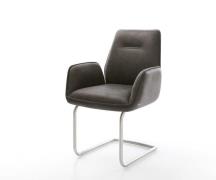 DELIFE Sledemodel Zoa-Flex microvelours antraciet vintage sledemodel r...