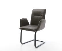 DELIFE Sledemodel Vinja-Flex microvelours antraciet vintage sledemodel...