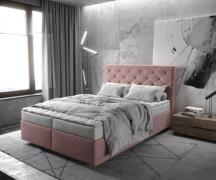 DELIFE Boxspringbed Dream-Great 140x200 microvezel rosé