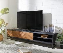 DELIFE Tv-meubel Famke 200 cm mango teak 2 deuren 2 vakken