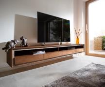 DELIFE Tv-meubel Stonegrace 240 cm acacia bruin steenfineer 4 laden 1 ...