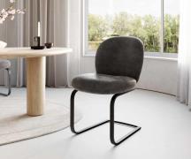 DELIFE Sledemodel Nube-Flex microvelours antraciet vintage sledemodel ...