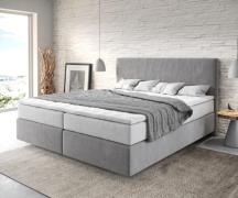 DELIFE Boxspringbed Dream-Well 180x200 cm Microvezel Grijs met TFK Mat...