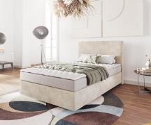 DELIFE Boxspringbed Dream-Well 120x200 cm Cord Beige met Matras en Top...