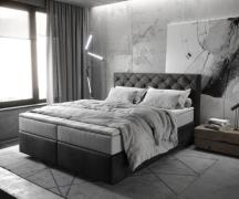 DELIFE Boxspringbed Dream-Great 160x200 cm Microvezel Antraciet Vintag...