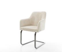 DELIFE Sledemodel Greg-Flex koord beige sledemodel vlak grafiet pocket...