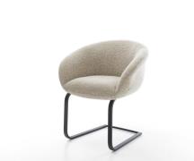 DELIFE Sledemodel Vinka-Flex met armleuning geweven stof beige sledemo...