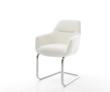 DELIFE Sledemodel Pejo-Flex bouclé zacht beige sledemodel vlak roestvr...