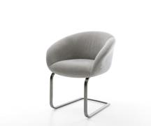 DELIFE Sledemodel Vinka-Flex met armleuning zachte stof met structuur ...