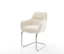 DELIFE Sledemodel Pejo-Flex teddy beige sledemodel vlak roestvrij staa...