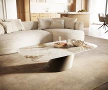 DELIFE Salontafel Edge Boot 140x80 cm keramiek Minas Melange Conis Met...