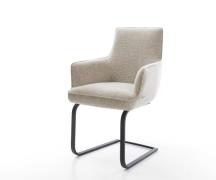 DELIFE Sledemodel Heira-Flex met armleuning geweven stof beige sledemo...