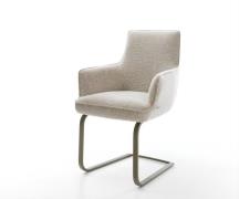 DELIFE Sledemodel Heira-Flex met armleuning geweven stof beige sledemo...