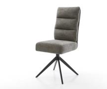 DELIFE Draaistoel Pela-Flex bouclé zacht mud kruisframe breed zwart 36...