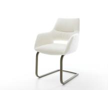 DELIFE Sledemodel Yago-Flex met armleuning bouclé zacht beige sledemod...