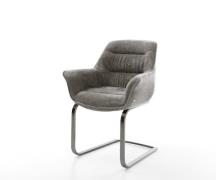 DELIFE Sledemodel Kaira-Flex bouclé zacht mud sledemodel vlak grafiet