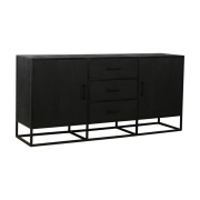 Zwart dressoir Blackwood | 180 cm