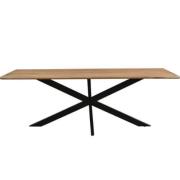 Eettafel Oslo Spider Acasia 220 cm