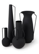 POLSPOTTEN Roman Black vaas set van 4