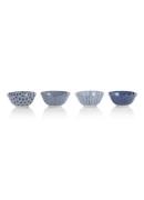 Tokyo Design Studio Nippon Blue kom 15 cm set van 4