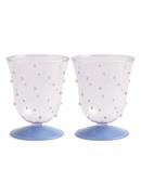 &Klevering Dot wijnglas set van 2