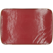 Dinerbord - 28cm * 19.5cm - Rechthoekig - Rood - Vivi Oggi -