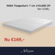 Nirwana Bedden Topper - Topdekmatras - Matrastopper - Matras - 140x200...