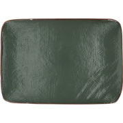 Dinerbord - 28cm * 19.5cm - Rechthoekig - Groen - Vivi Oggi -