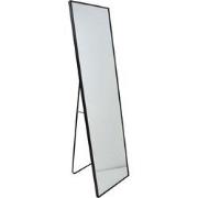 Fragix York Passpiegel - Zwart - Aluminium - 150x40