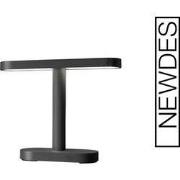 Meridian antraciet binnen -buitenlamp acculamp - oplaadbaar - dimbaar ...