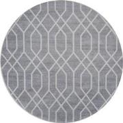 Vloerkleed Pattern Rond Grijs ø120 cm