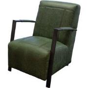 Fauteuil - Rosetta - Lederlook Missouri groen 10