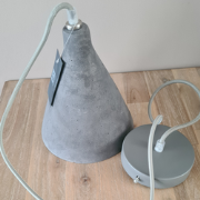 Broste Copenhagen - Hanglamp Gerd Conical concrete donker grijs