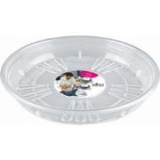5 stuks - Elho Uni-schotel rond 14cm transparant - elho